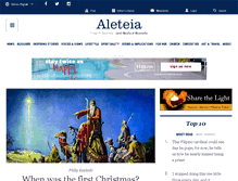 Tablet Screenshot of aleteia.org